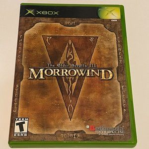 The Elder Scrolls III Morrowind Xbox in Box With Map Only